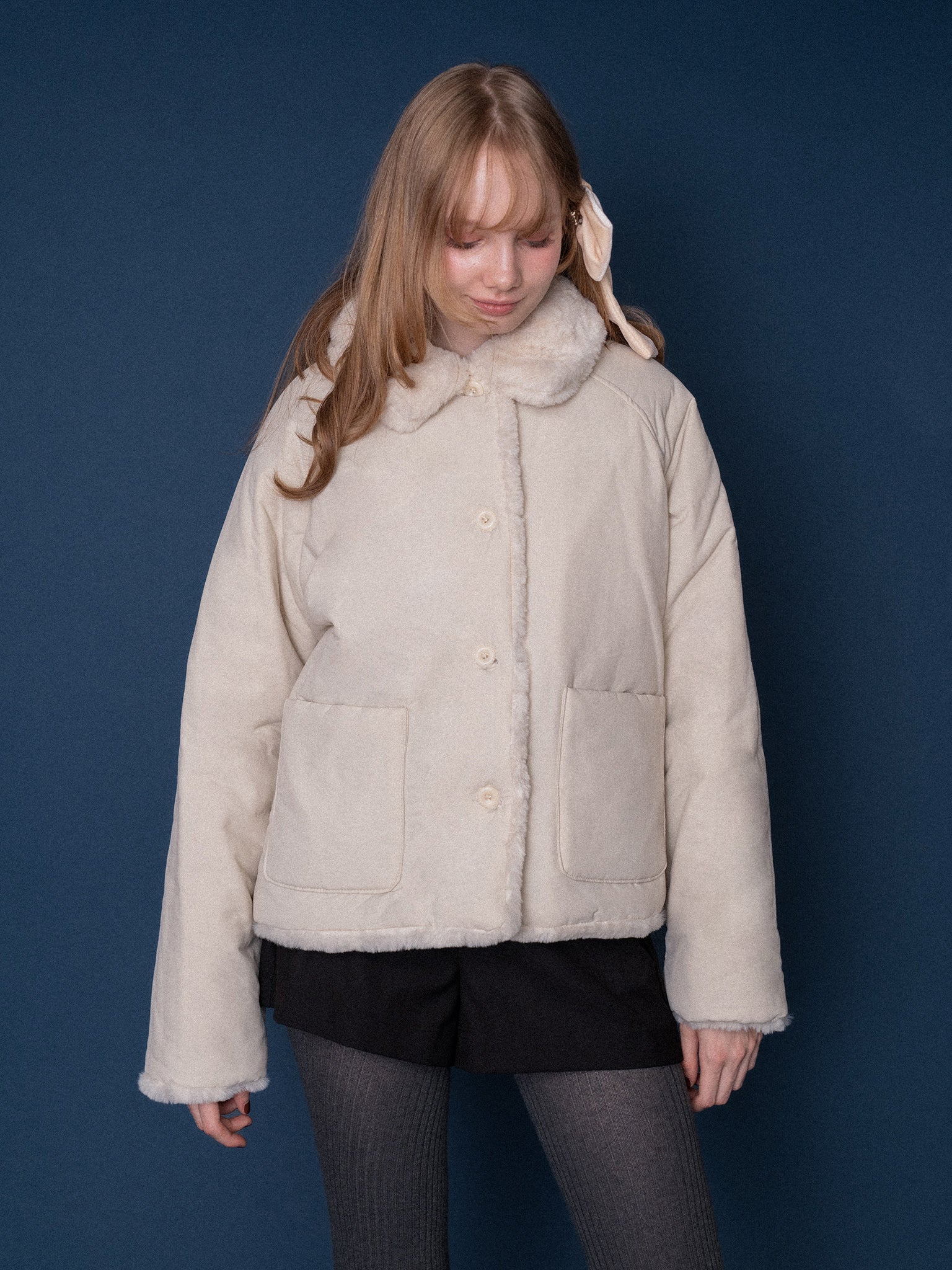 Fluffy Reversible Fur Coat – ALLISON BROWN