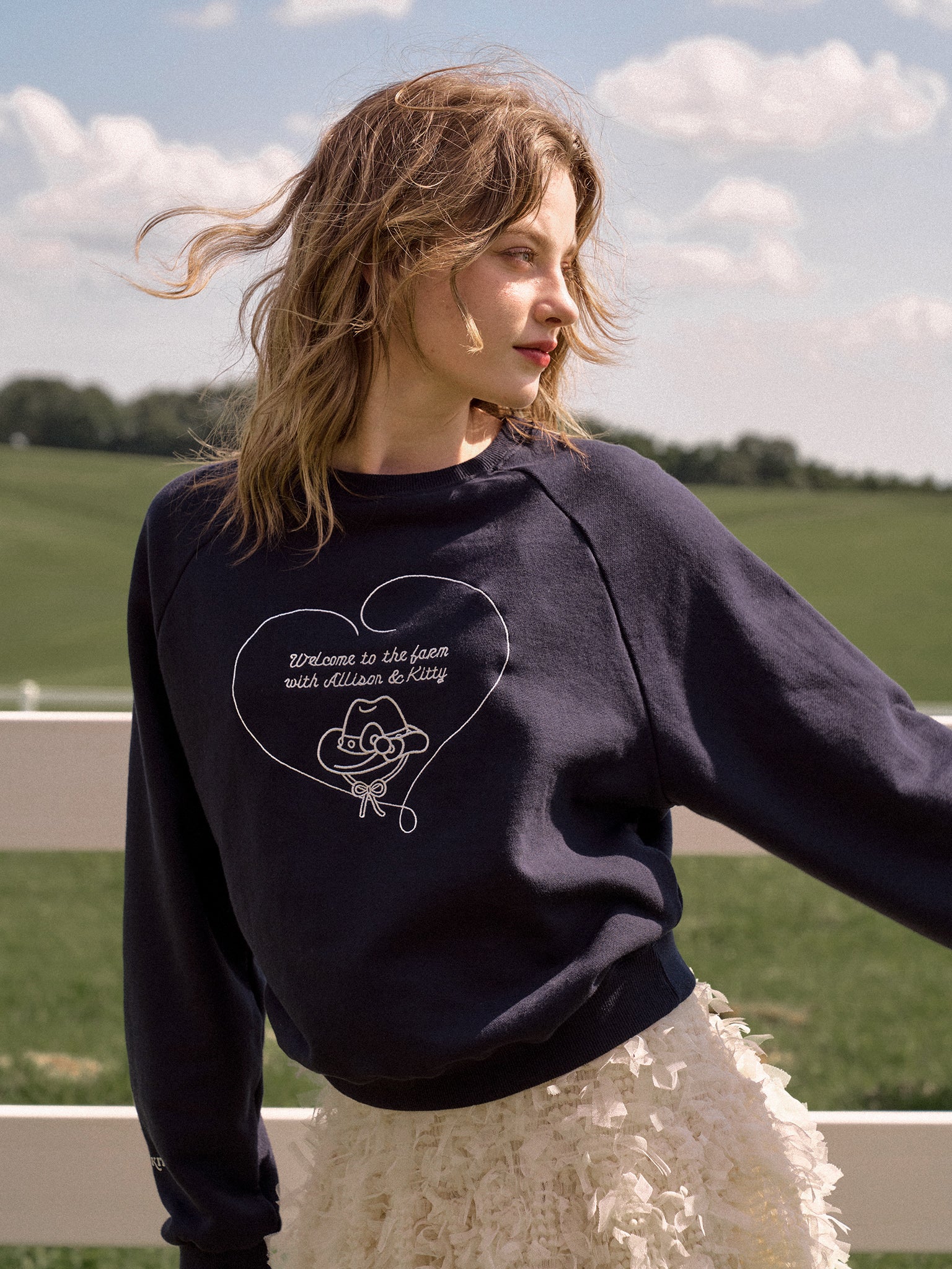 HELLO KITTY × ALLISON BROWN Western Sweatshirt – ALLISON BROWN