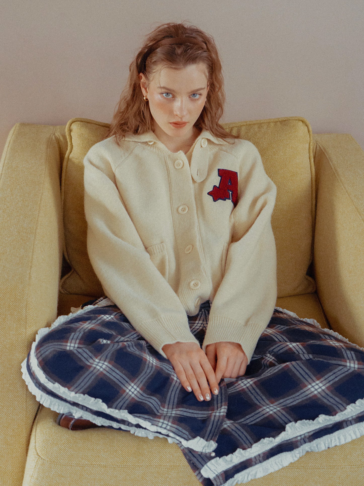 Check Frill Easy Pants – ALLISON BROWN