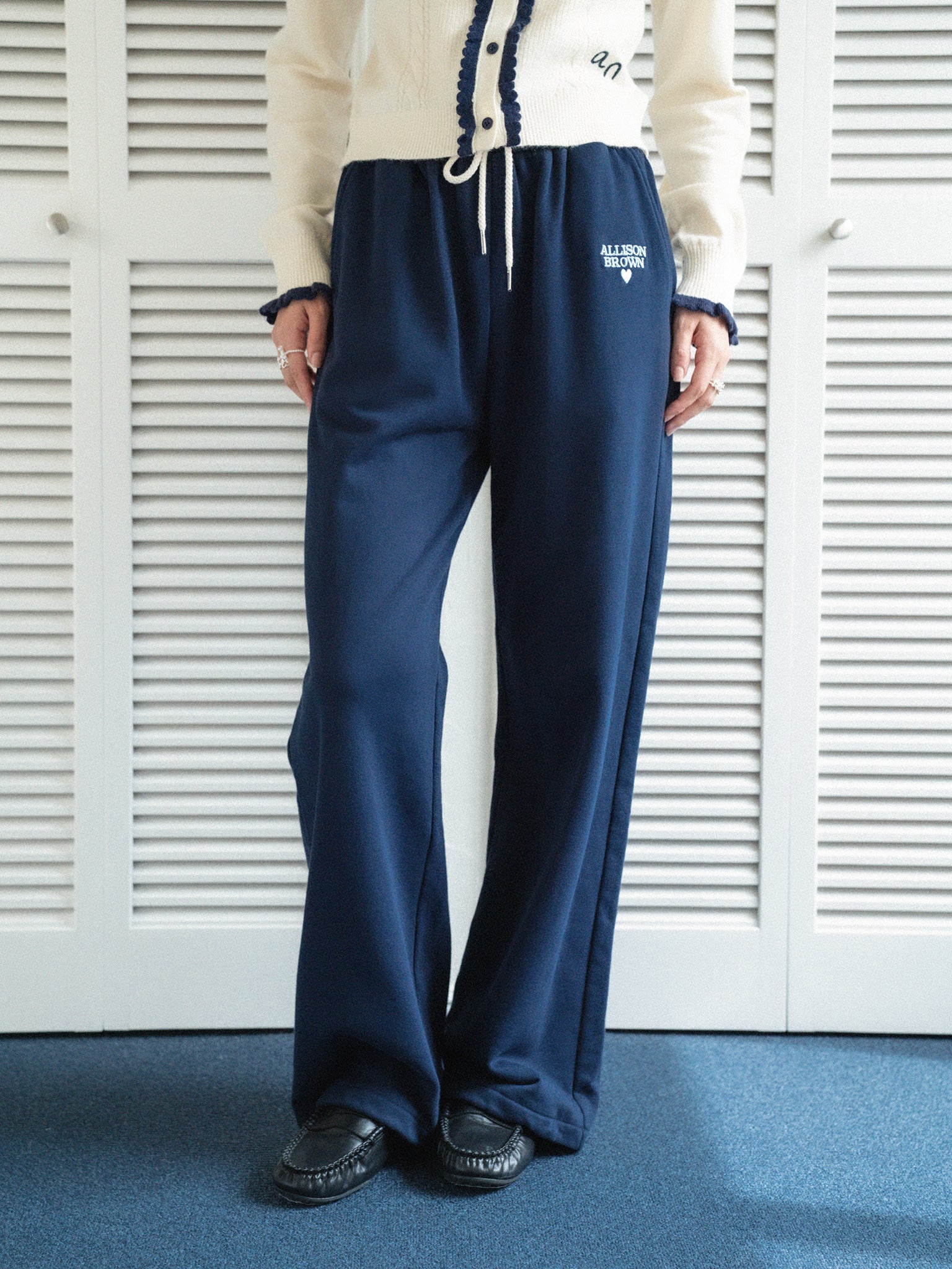 トップス LON 2024aw FULL SWEATPANTS Cozy Wide Straight Sweat Pants – ALLISON BROWN