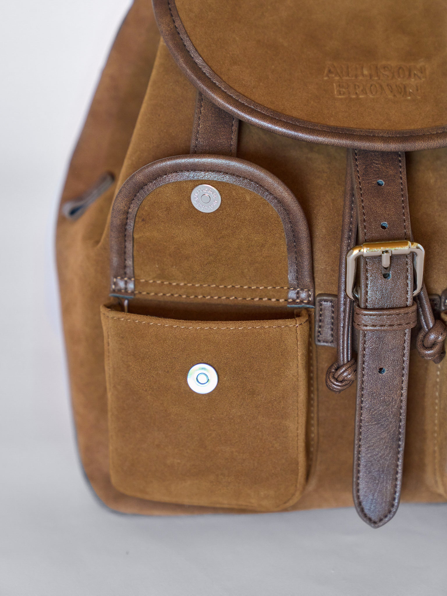 ALLISON BROWN バックパック クリーム色 ALLISON BROWN バックパック クリーム色