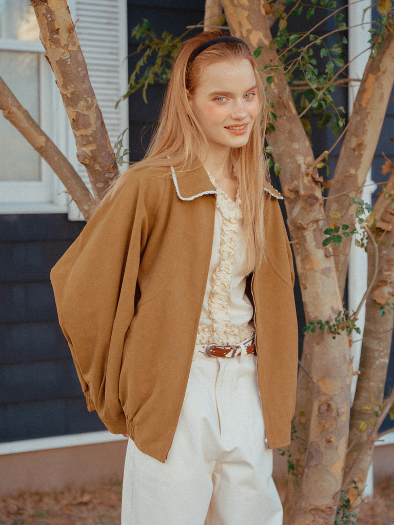 Everyday Classic Suede Blouson – ALLISON BROWN