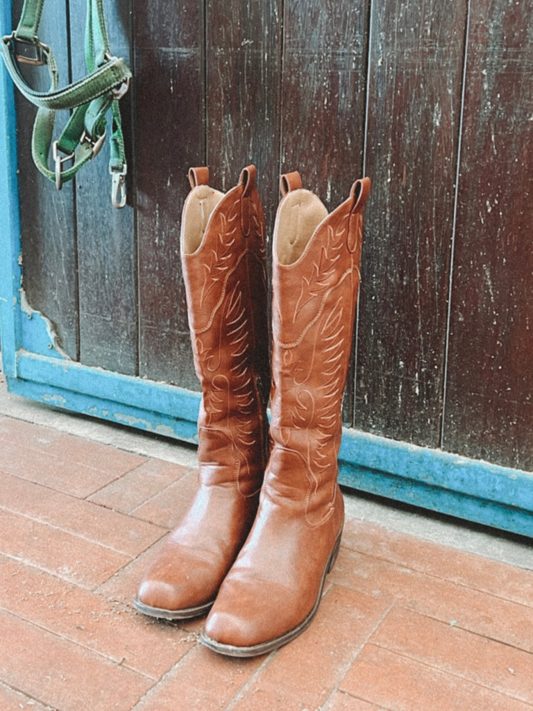 Embroidered Western Boots