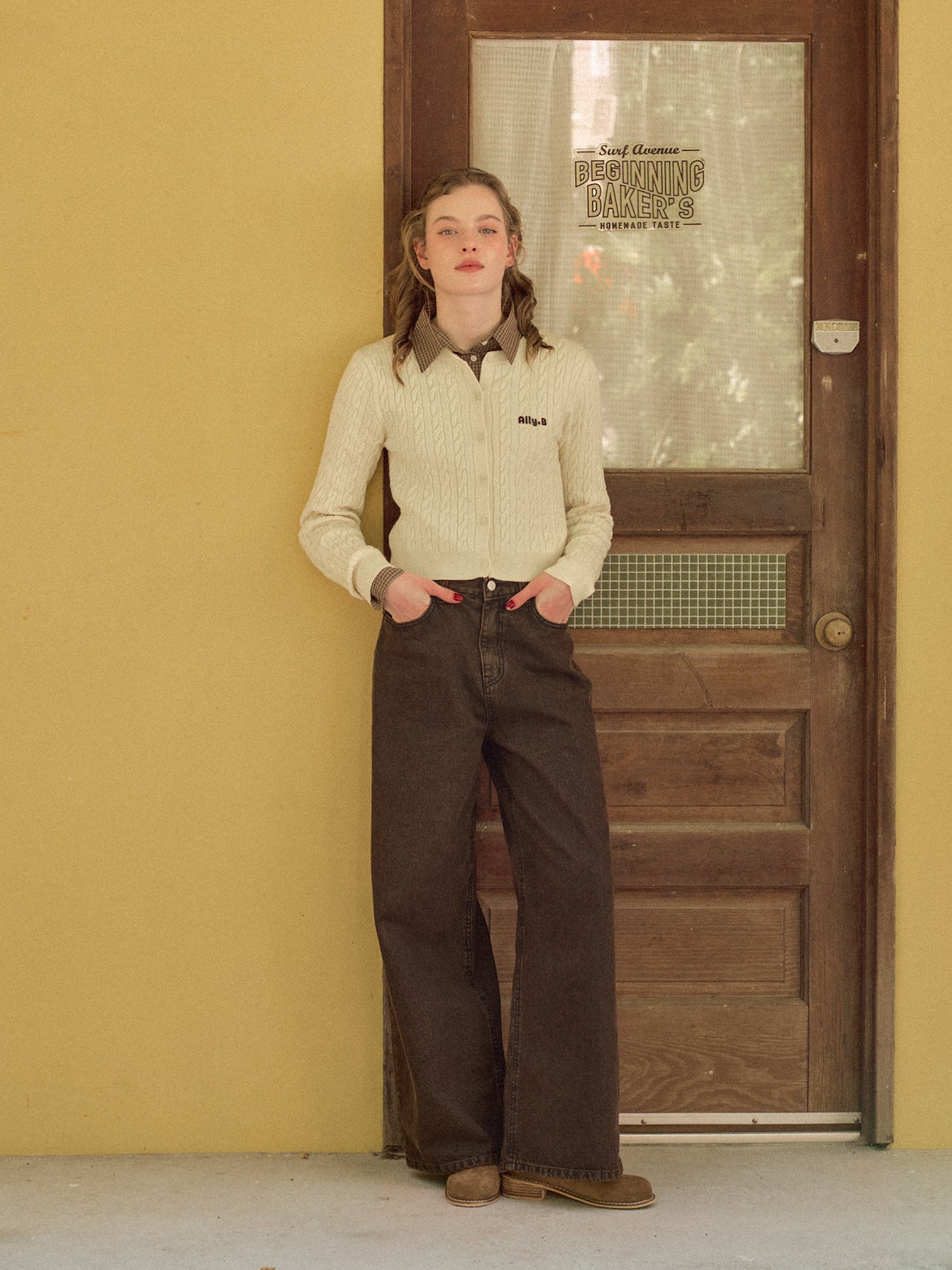 COWBOY HOODIE アリソンブラウン REVERSE WEAVE】無地ジップパーカー(M ブラウン): トップス｜Right-on