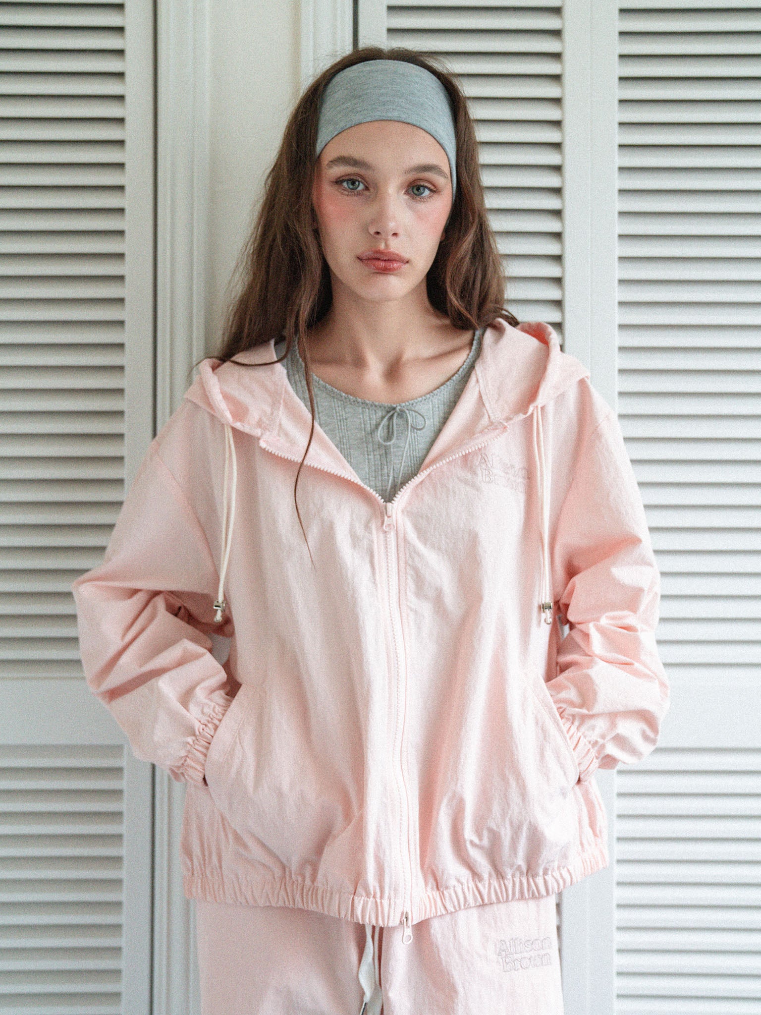 アリソンブラウン All Day Wind Blouson ピンク All Day Wind Blouson – ALLISON BROWN