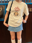 Icon Denim Mini Skirt Pants