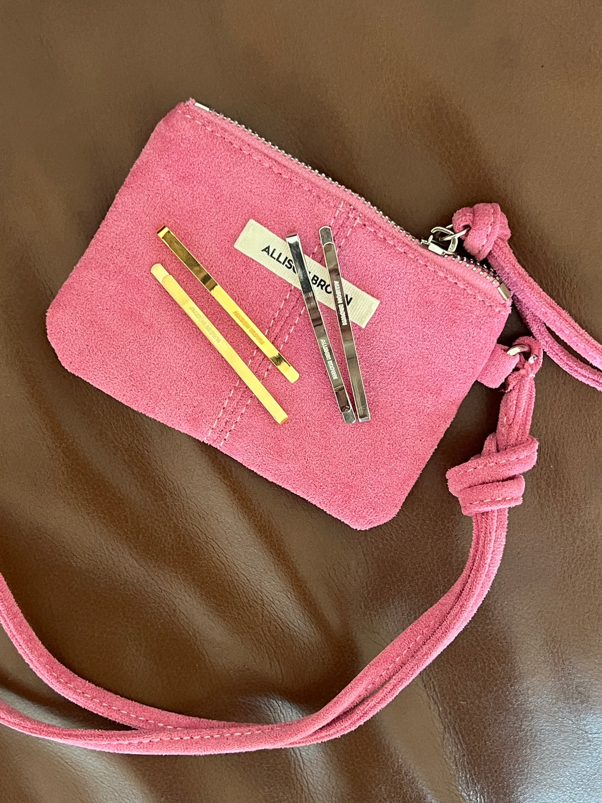 Suede Mini Pouch – ALLISON BROWN