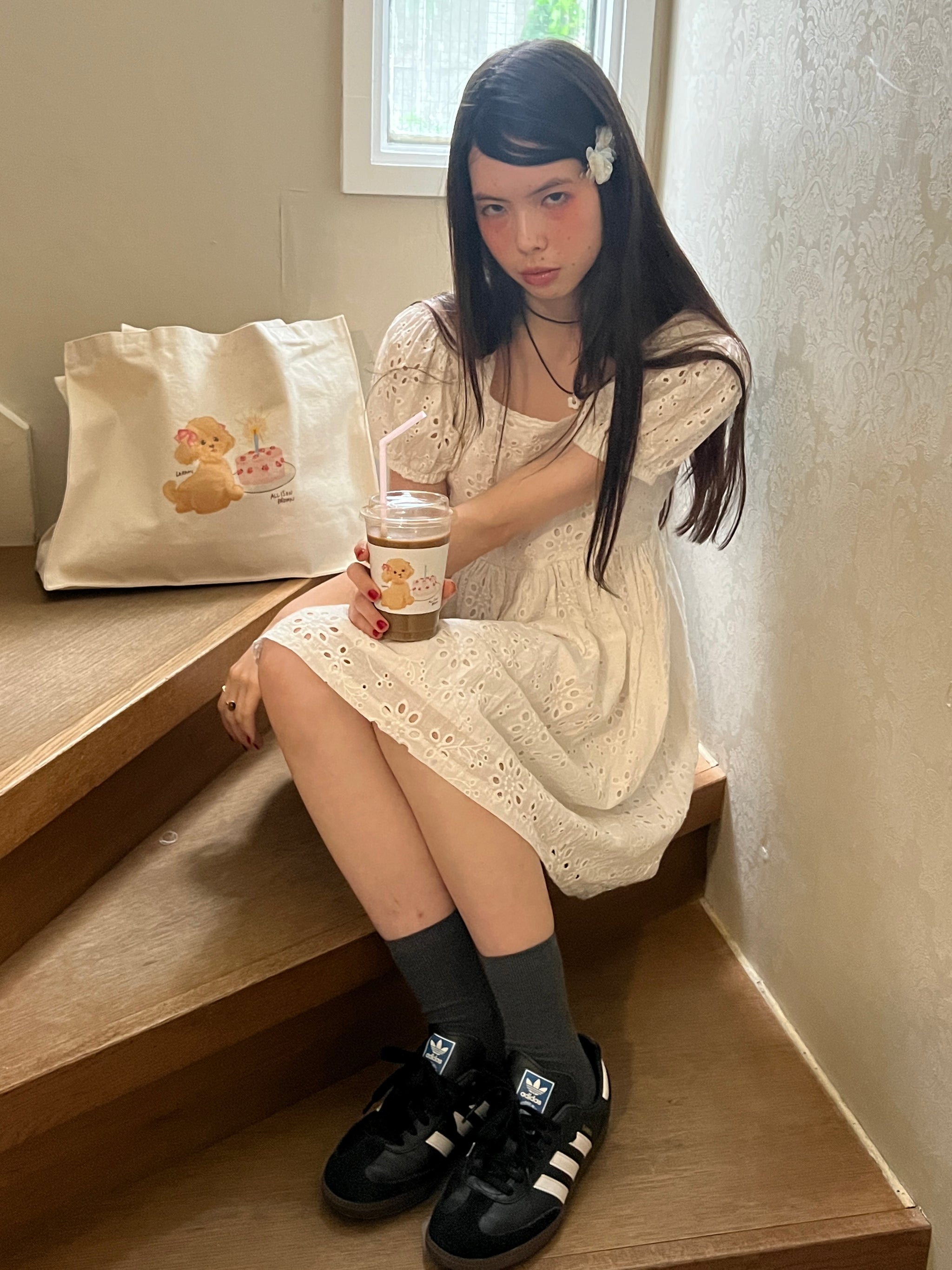 Cotton Flower Mini Dress – ALLISON BROWN