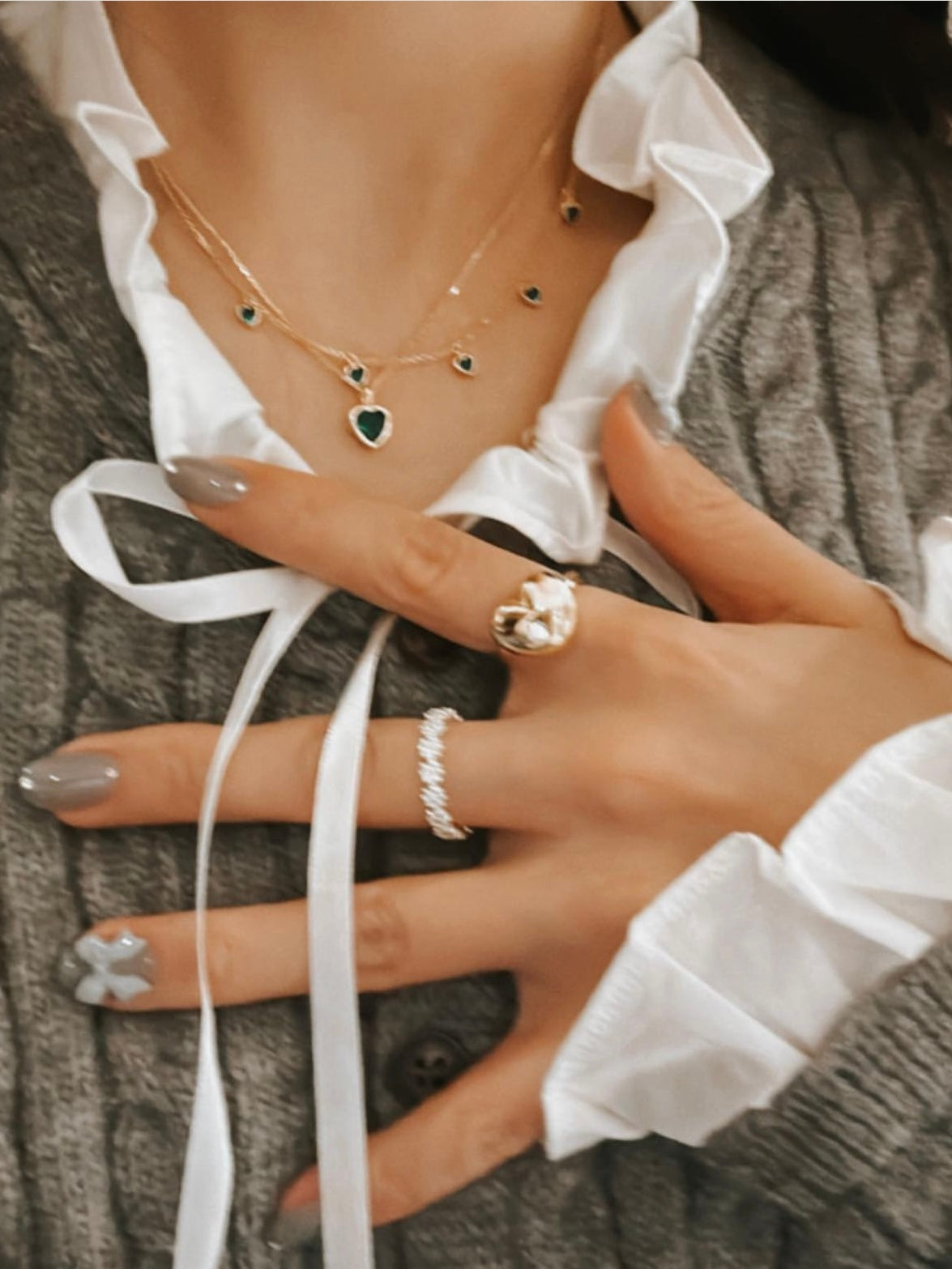 Holiday Mood Many Heart Necklace – ALLISON BROWN