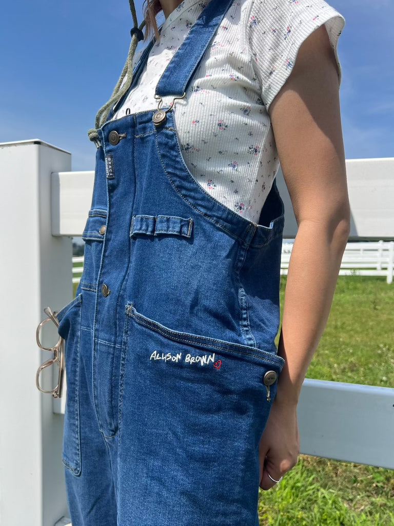 ALLISON BROWN Embroidery Logo Overall – ALLISON BROWN