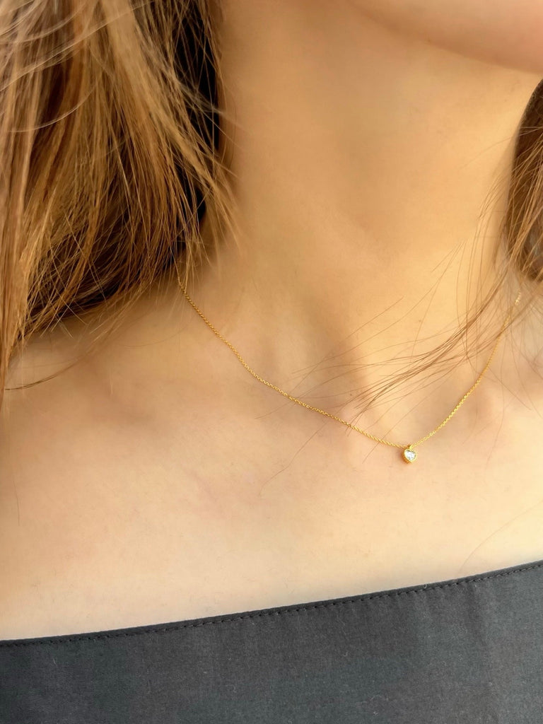 Tiny Heart Aurora Necklace
