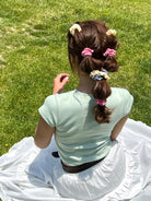 Gingham Check Scrunchie