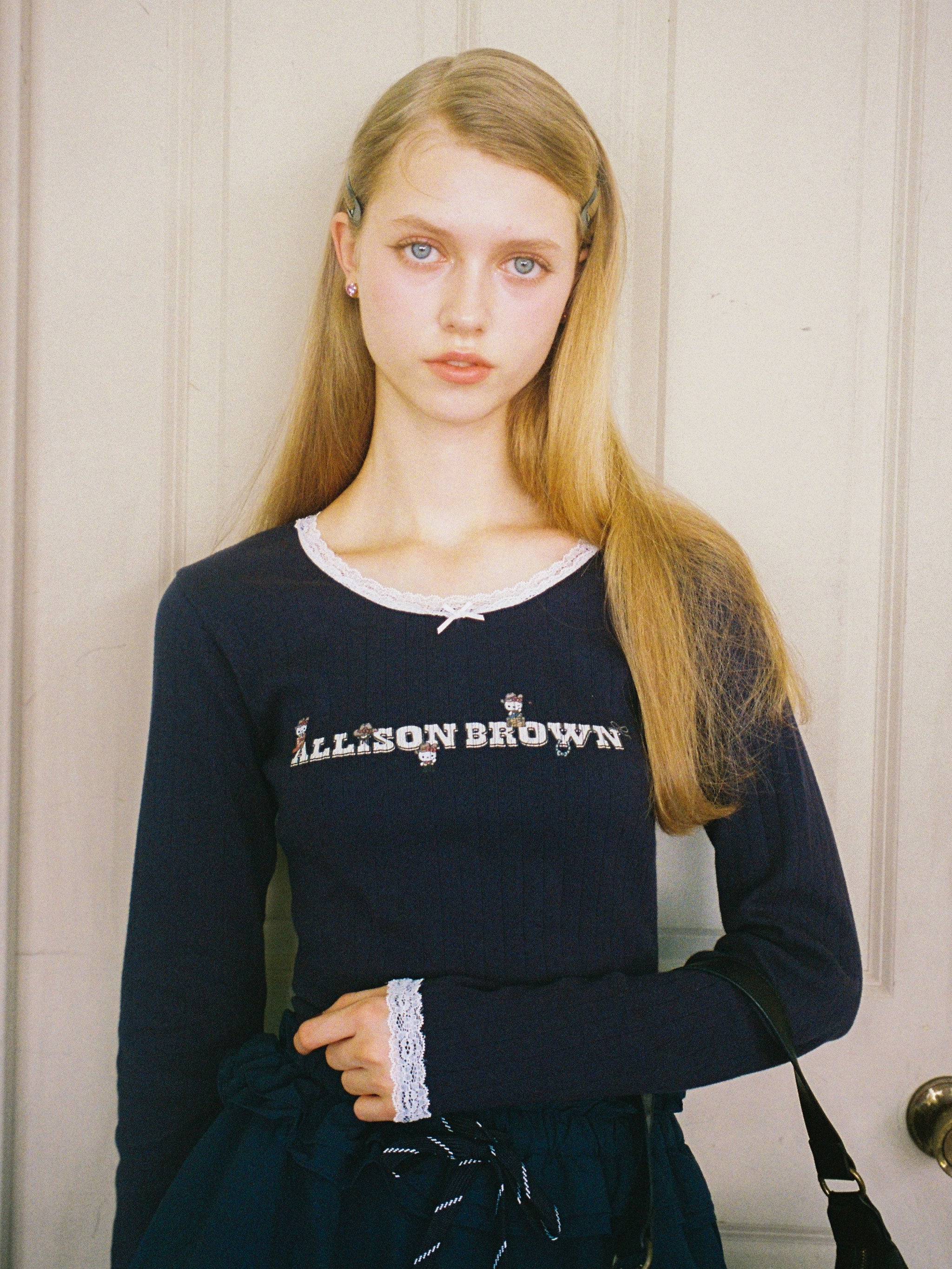 HELLO KITTY × ALLISON BROWN Western Long Sleeve Top