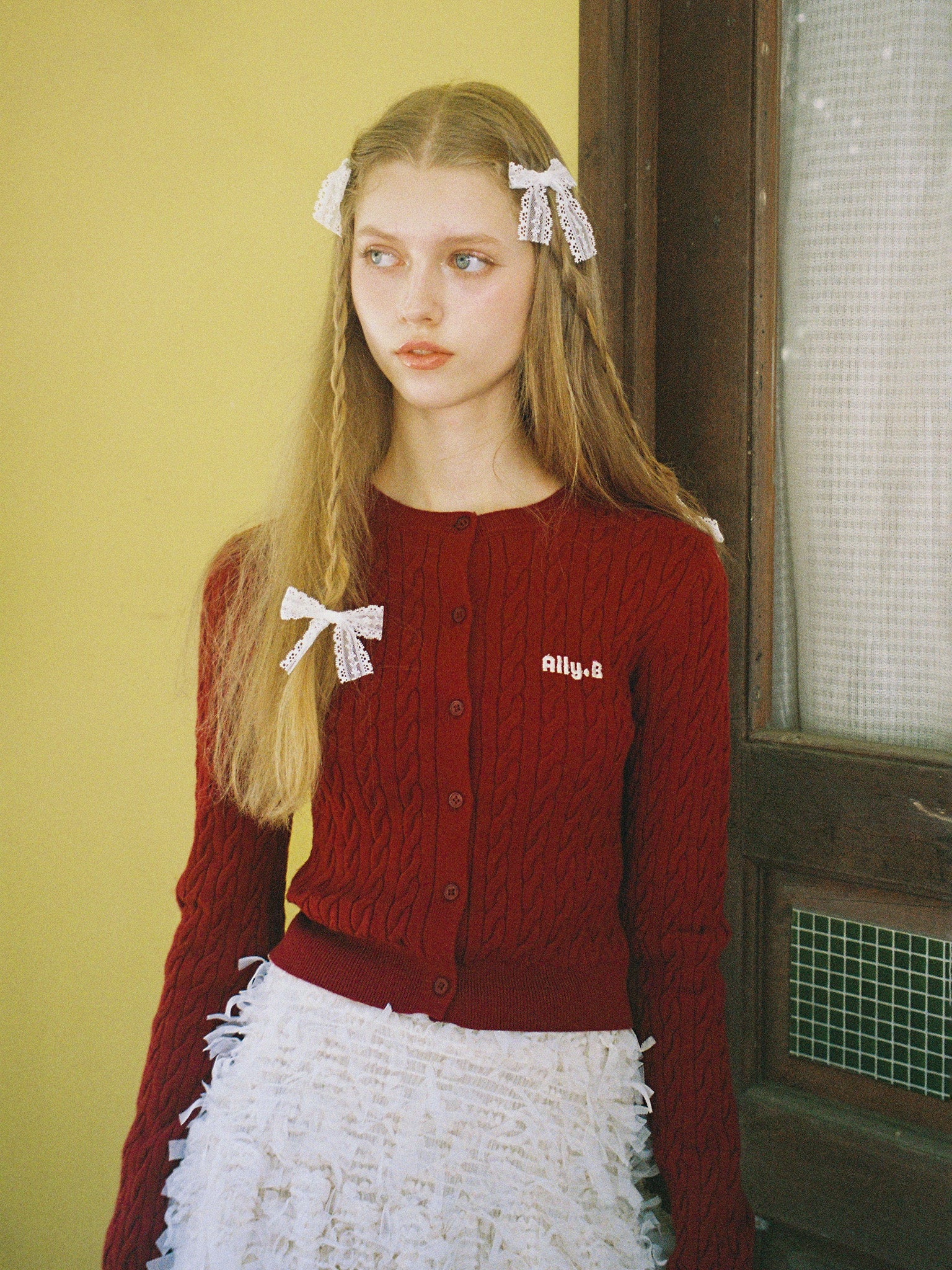 Ally.B Cable Knit Cardigan – ALLISON BROWN