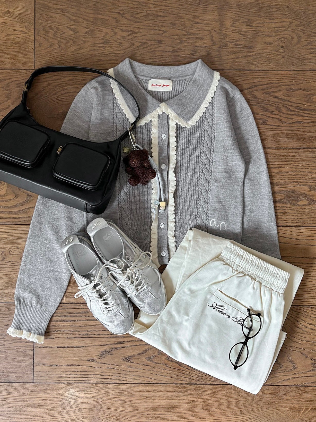 トップス ANNABELLE CARDIGAN MASU(エムエーエスユー)のUNICORN GRUNGE CARDIGAN PURPLEの通販