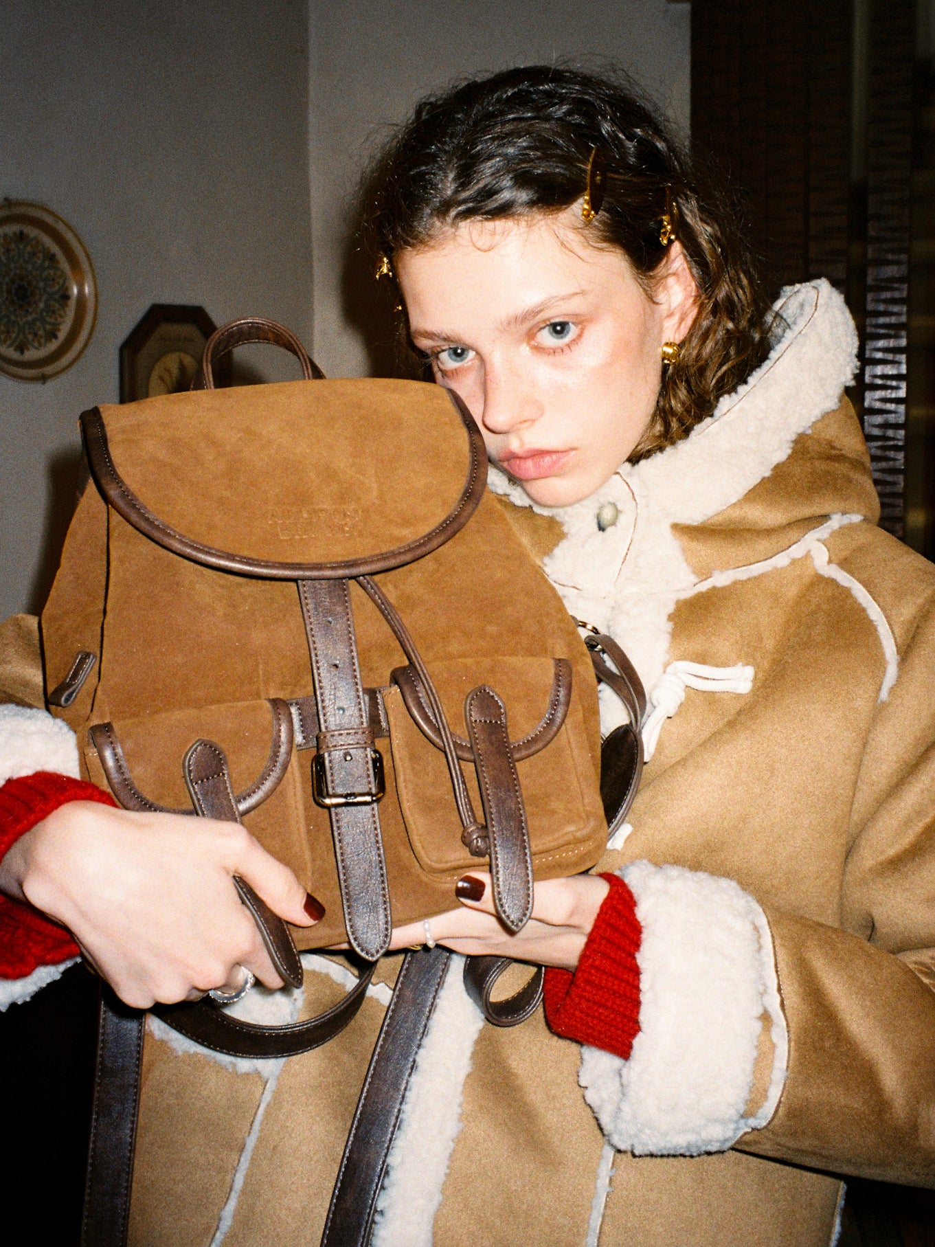 Brownie Suede Backpack – ALLISON BROWN