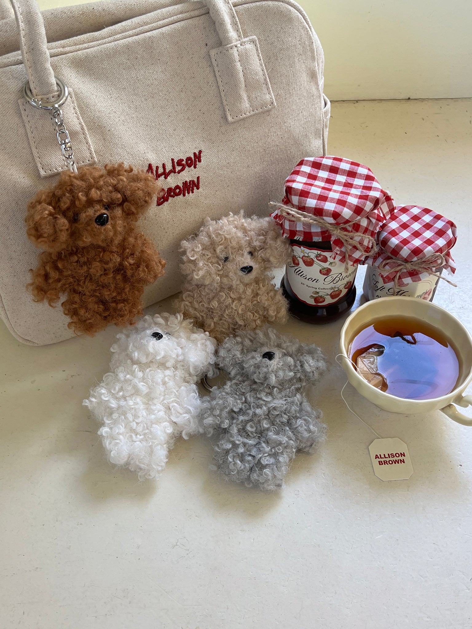 Fluffy Dog Charm – ALLISON BROWN