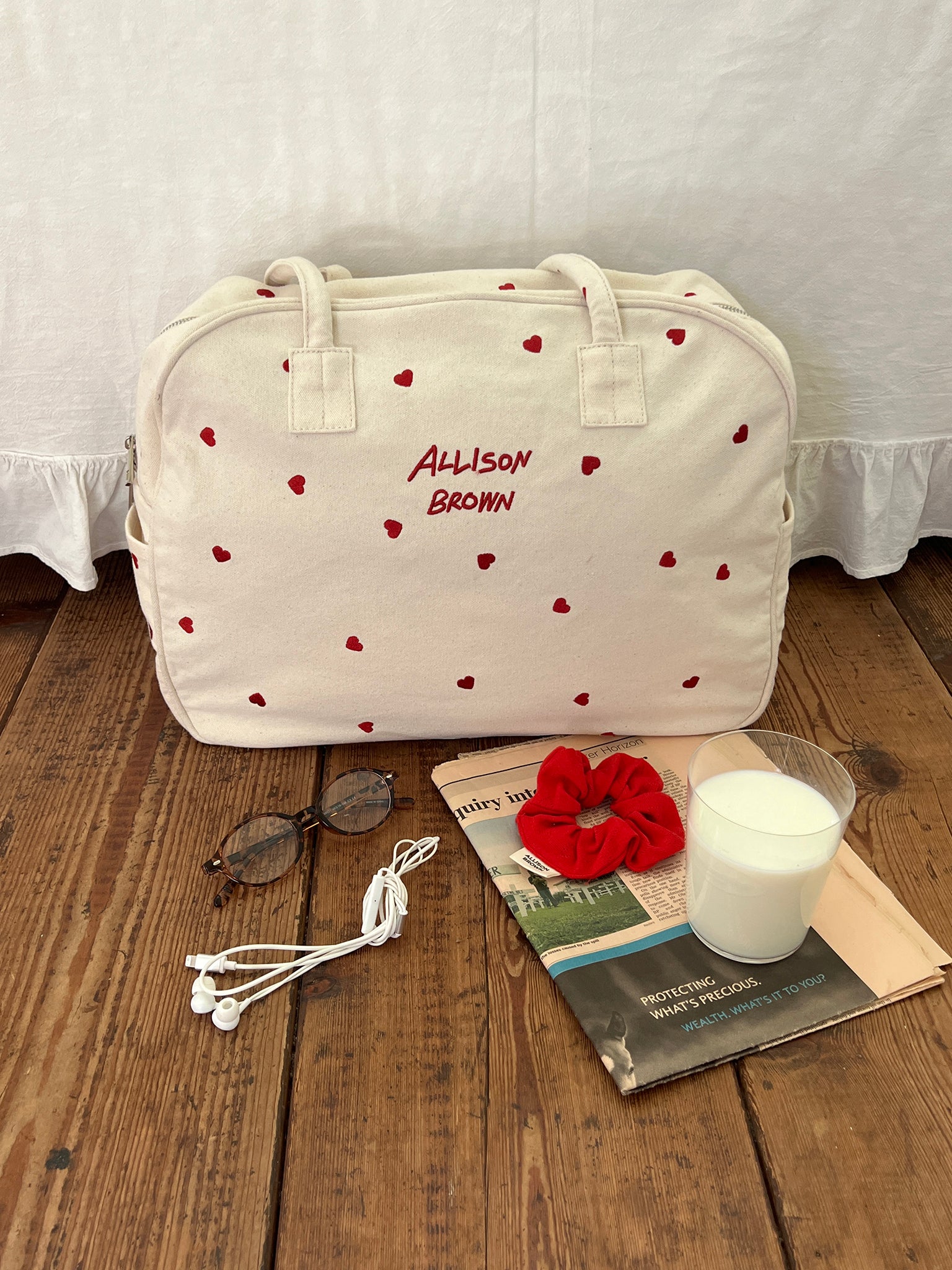 ALLISON BROWN HOLIDAY CANVAS BAG アリソンブラウ Holiday Canvas Bag – ALLISON BROWN