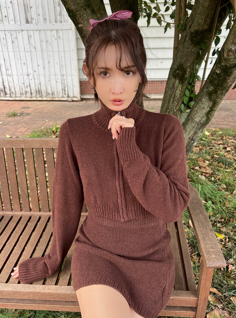 Chocolate Knit Top – ALLISON BROWN