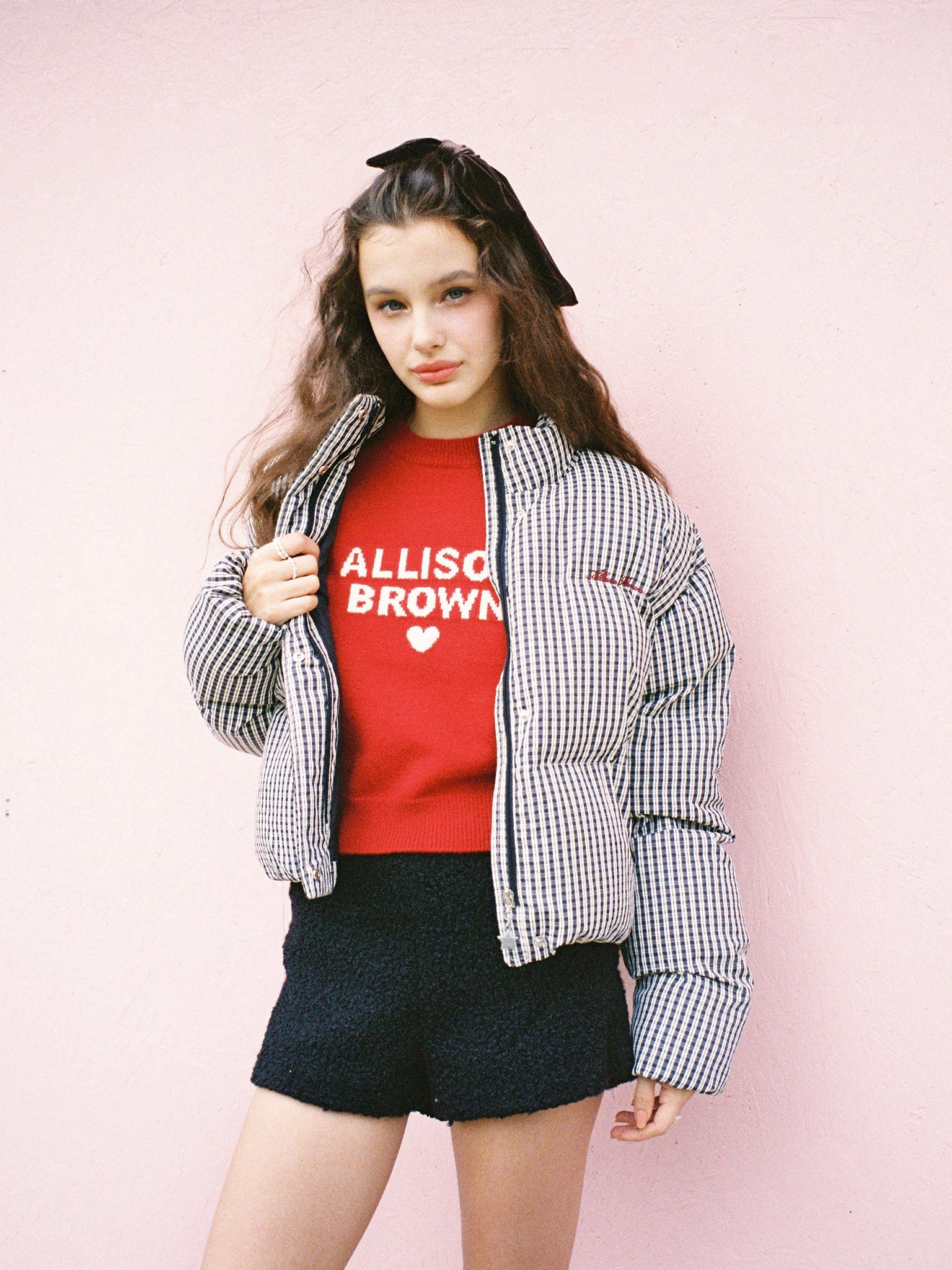Cuddle Ginghamcheck Puffer Jacket – ALLISON BROWN