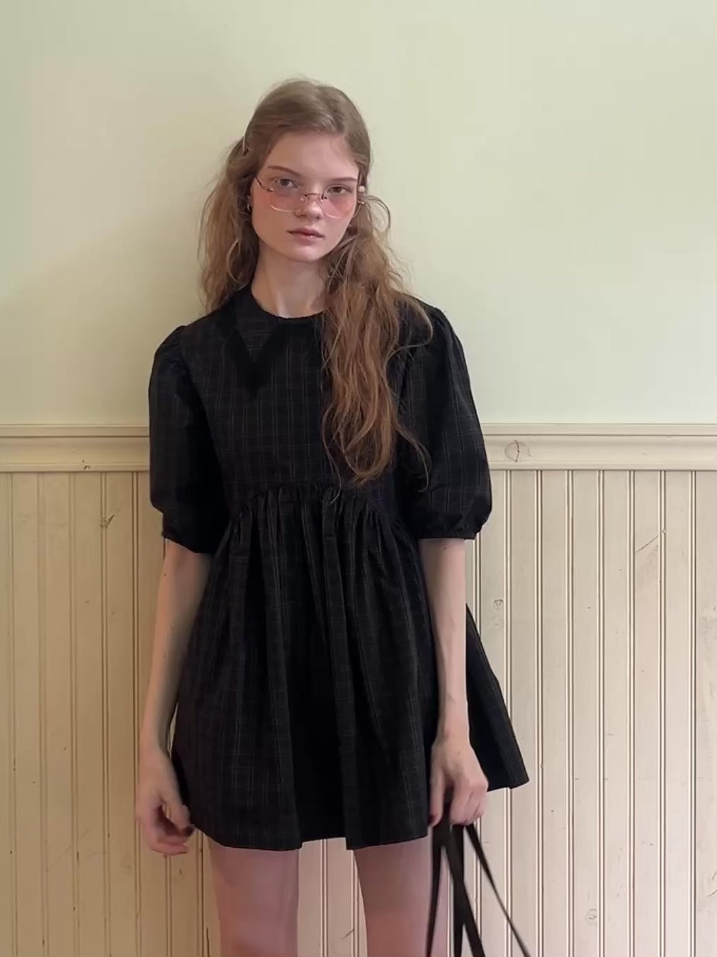 Harvest Mood Check Mini Dress – ALLISON BROWN